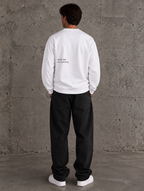FADE NOIR | Witte Statement Longsleeve