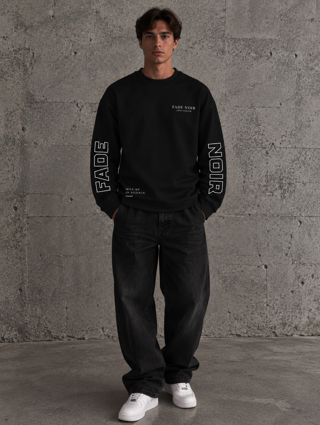 FADE NOIR | Black Statement Longsleeve