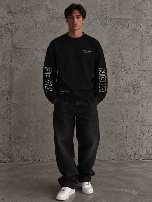 FADE NOIR | Black Statement Longsleeve