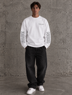 FADE NOIR | Witte Statement Longsleeve