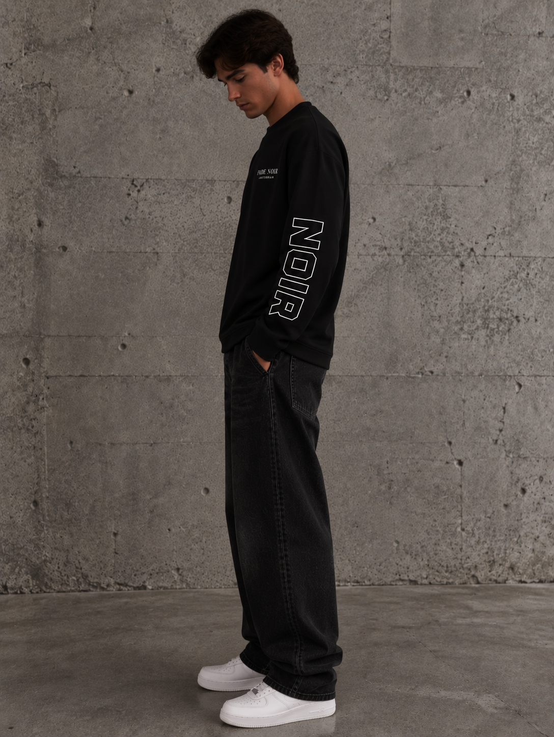 FADE NOIR | Black Statement Longsleeve
